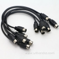Male to Male Female Power Signal Extension Cable